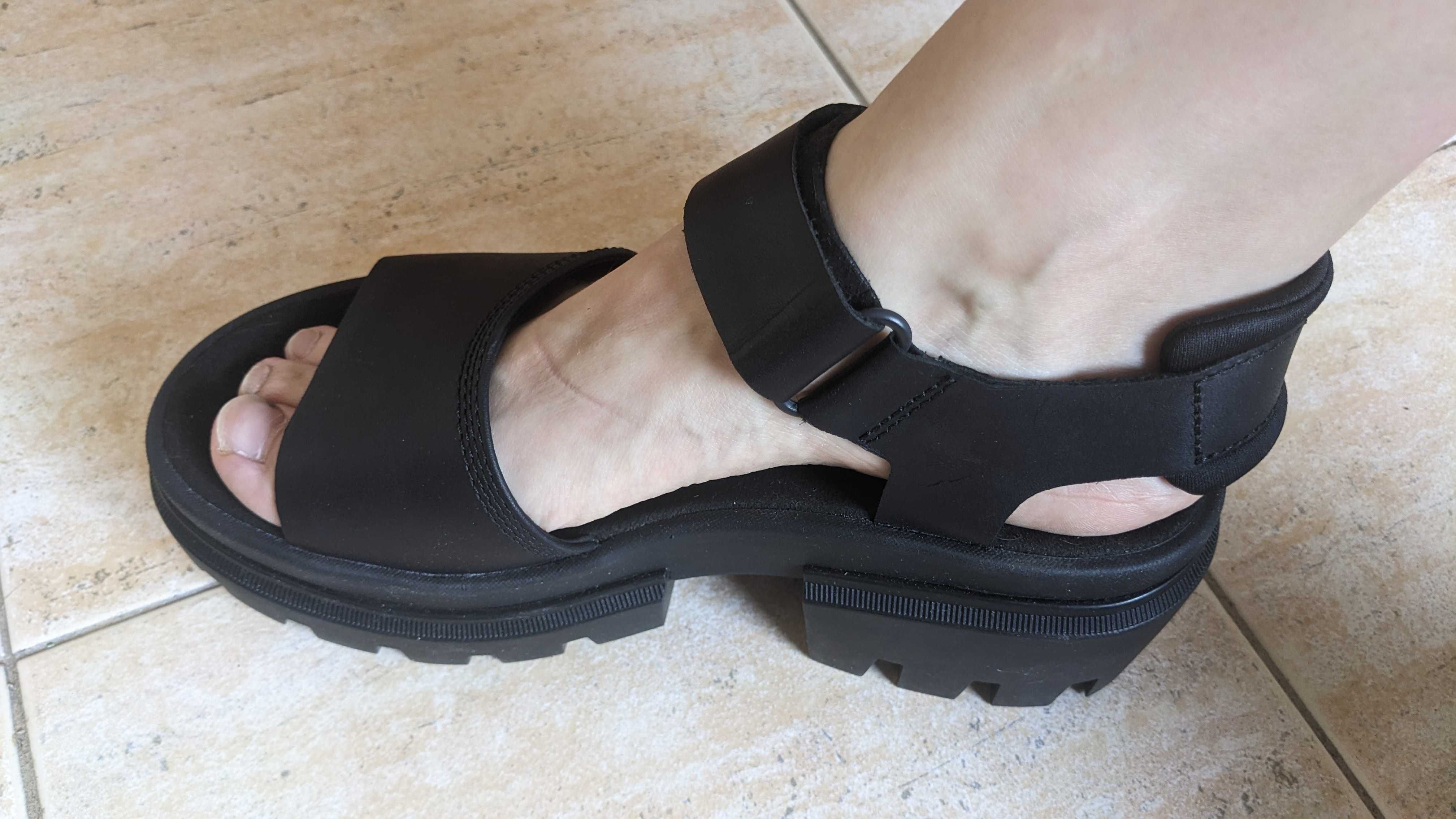 Продавам timberland everleigh backstrap sandal in black, нови (София)