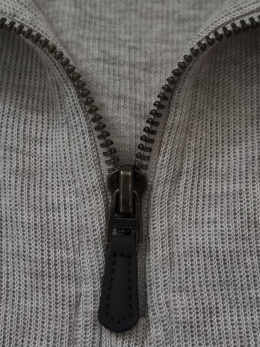 quarter zipper polo