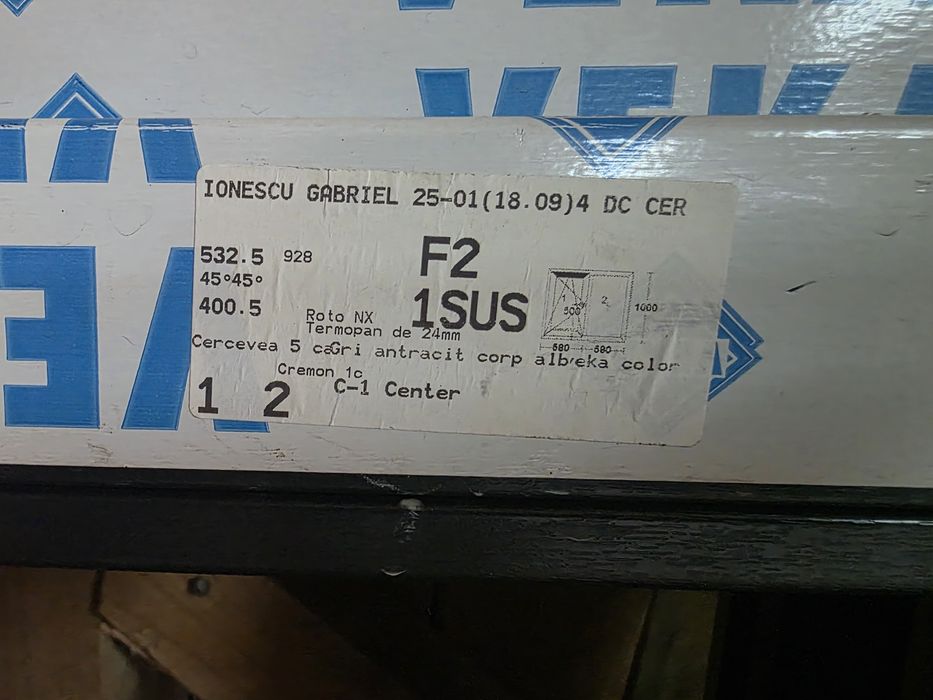 2 Geamuri termopan 160x100 Veka