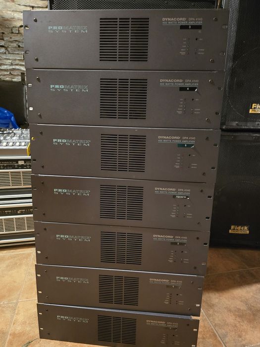 Amp Electrovoice P3000RL 2x1200w/P900rl 2x450w/Dynacord Dpa4140 400w