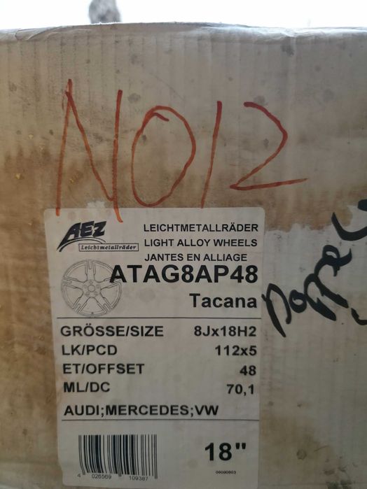 Jante Aliaj 5x112 18'' VW Golf Passat Touran Tiguan Arteon Sharan NOI