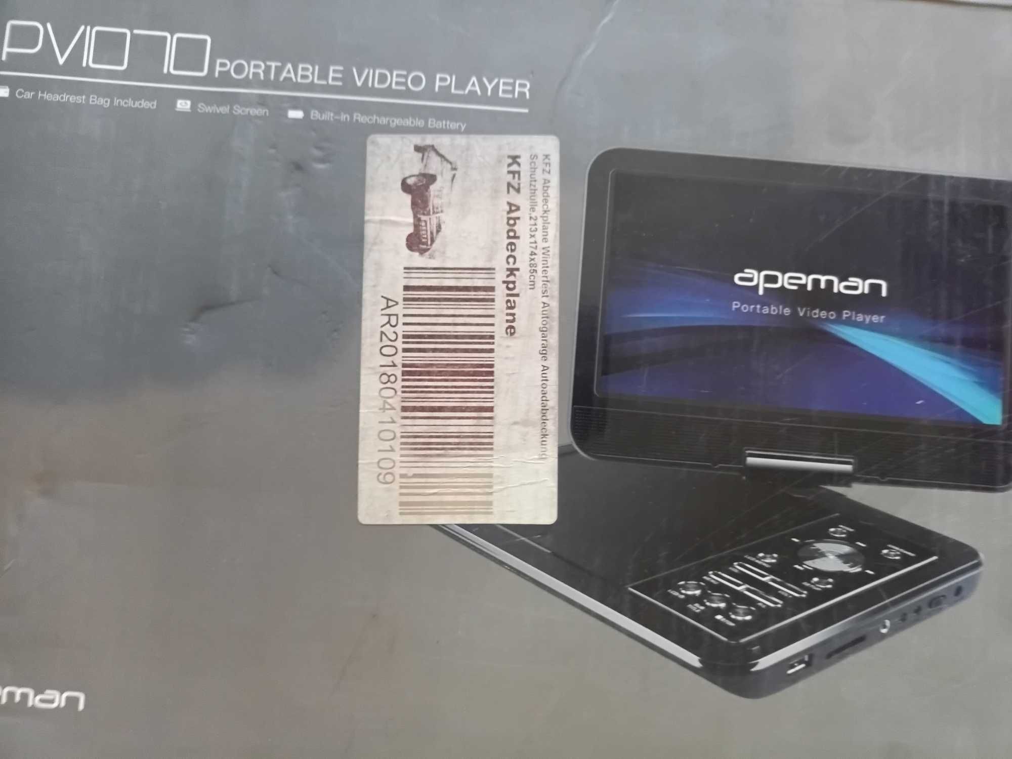 продавам портативен двд плеяр apeman vp1070 чисто нов