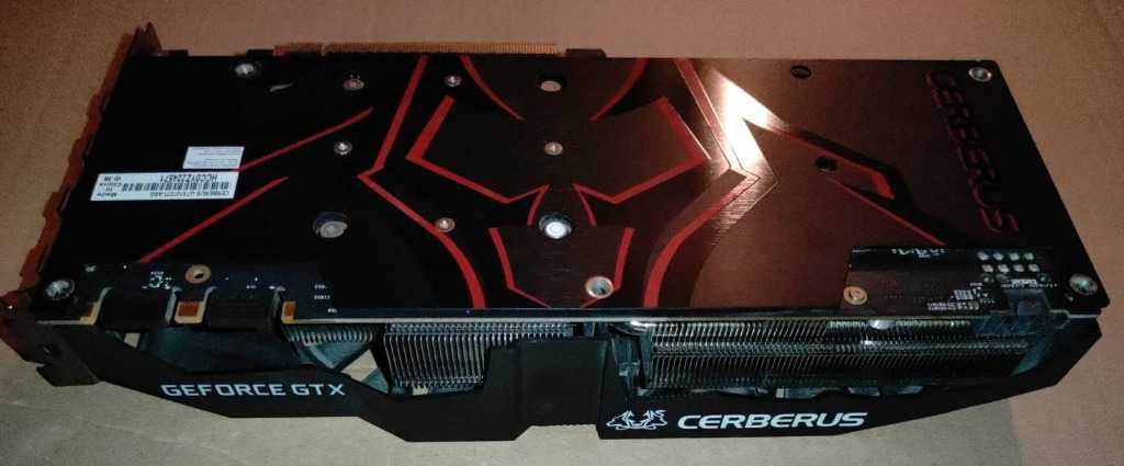 Asus CERBERUS GTX-1070TI A8G. Max Air Flow. 8Gb/256bit GDDR5