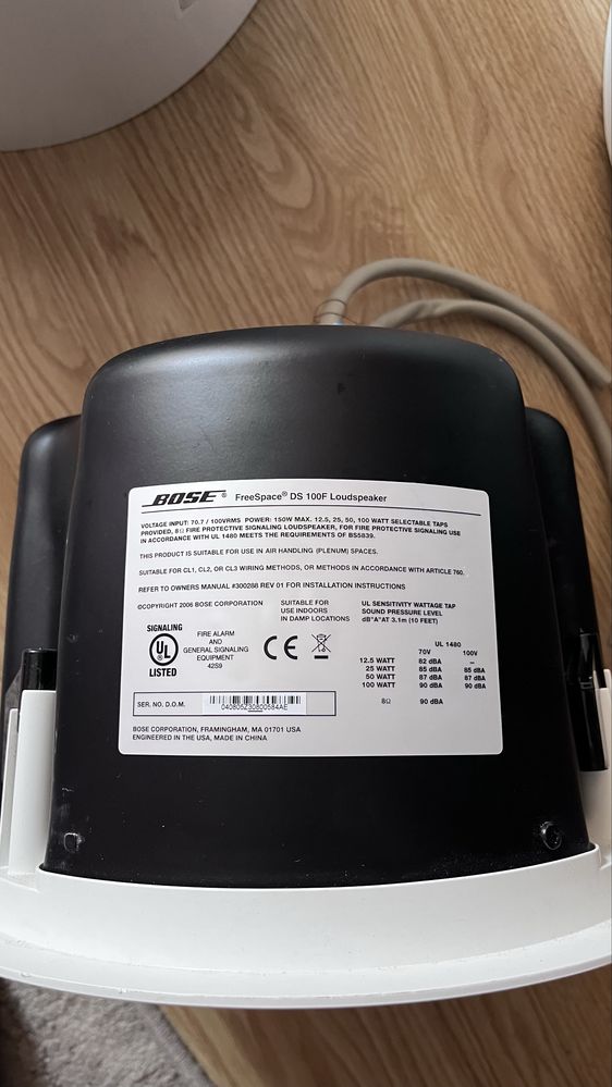 Bose Profesional FreeSpace DS100F-6x100W Bose Freespace3 Series2 200W
