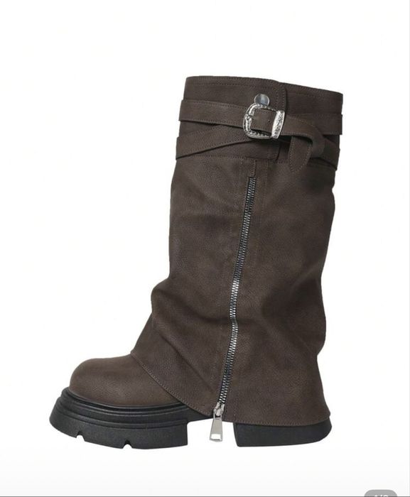 Уникални кожени ботуши