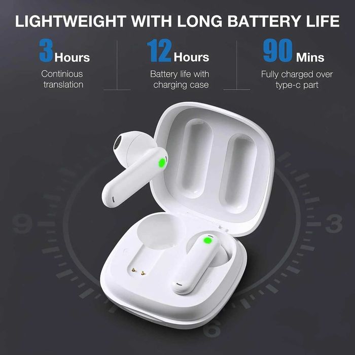 Timekettle WT2 Edge/W3 Al двупосочен симултанен превод с 40 езика