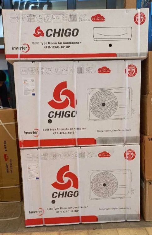 (new) Кондиционер Chigo DC INVERTER KFR-12AС-181BP Lotus R32+WiFi +TEN