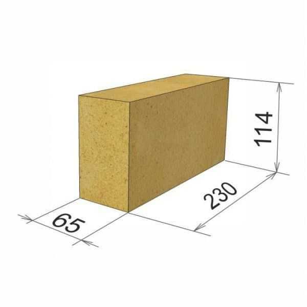 Кирпич шамотный огнеупорный КО 3, ШБ 5, 44-45, 94 со склада в Астане