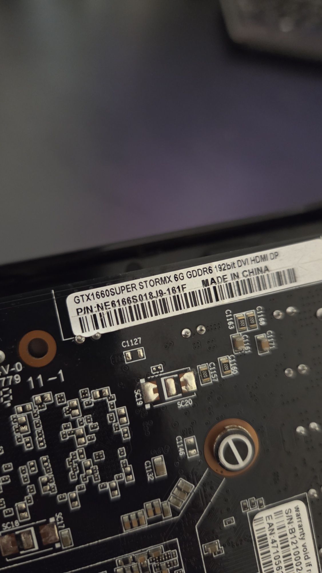 Видео карта Palit GTX 1660 Super OC 6GB