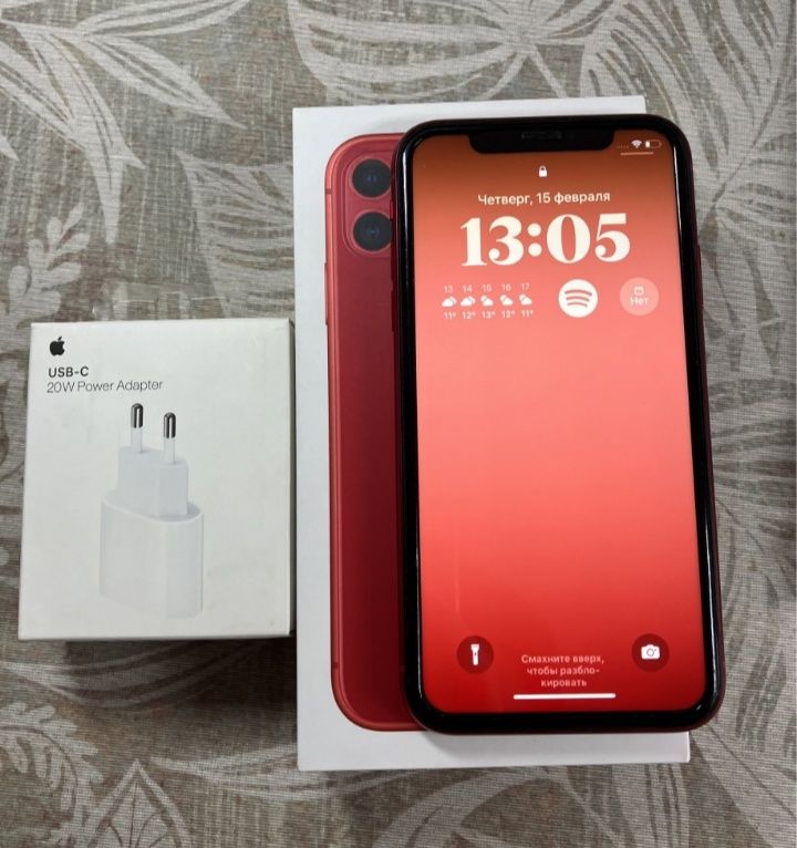 iPhone 11 red product