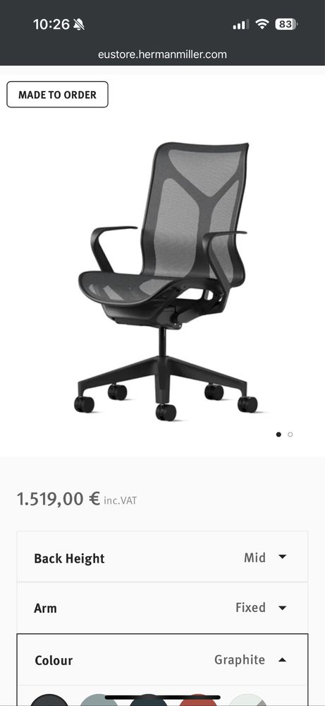 Scaun Herman Miller Cosm Mid