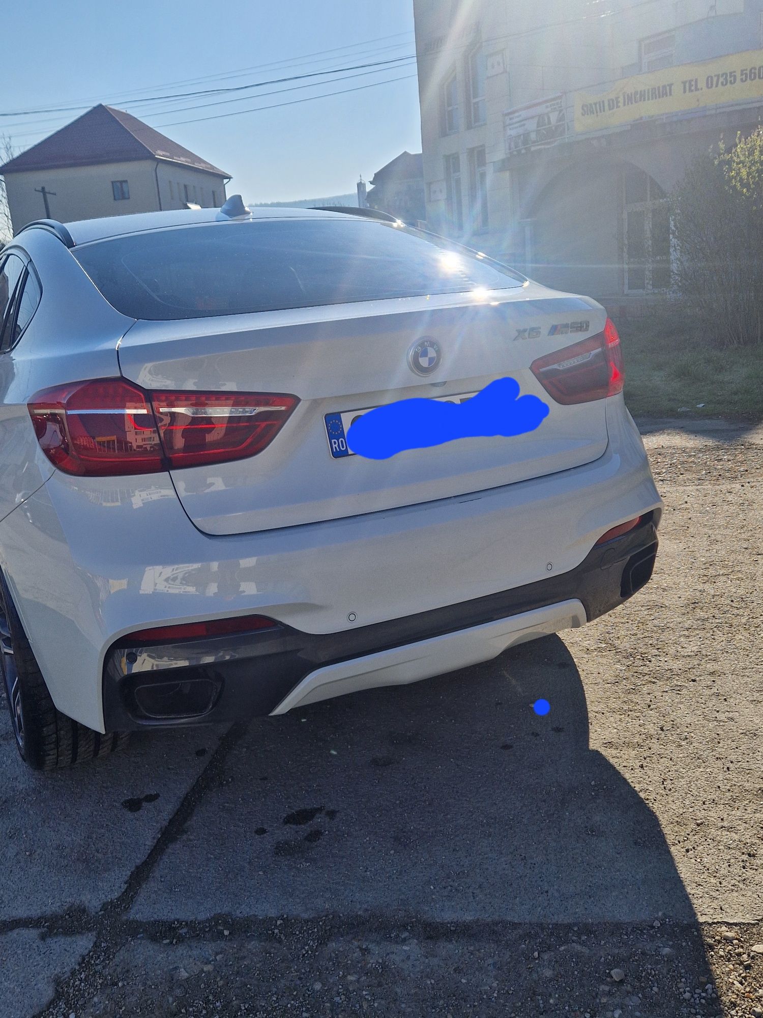 Vând/Schimb Bmw x6 2017 M50.Alb perlat