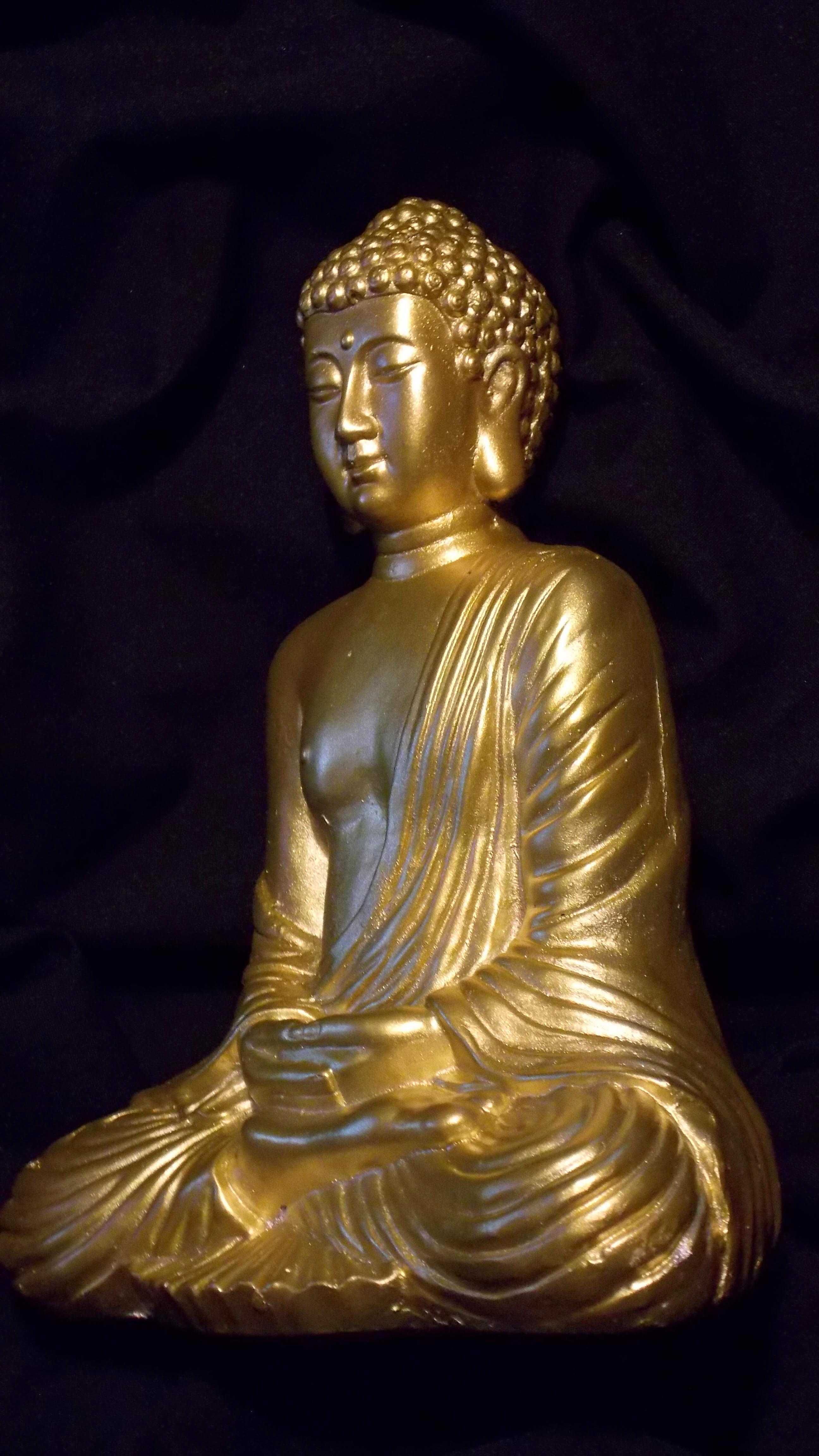 Statueta Buddha 31 cm 1,6 kg rasina  arta religie asiatica antichitati