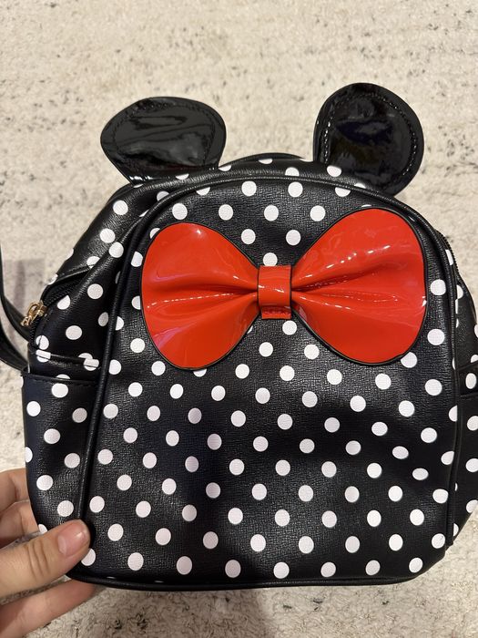 Ghiozdan mic Minnie cu buline