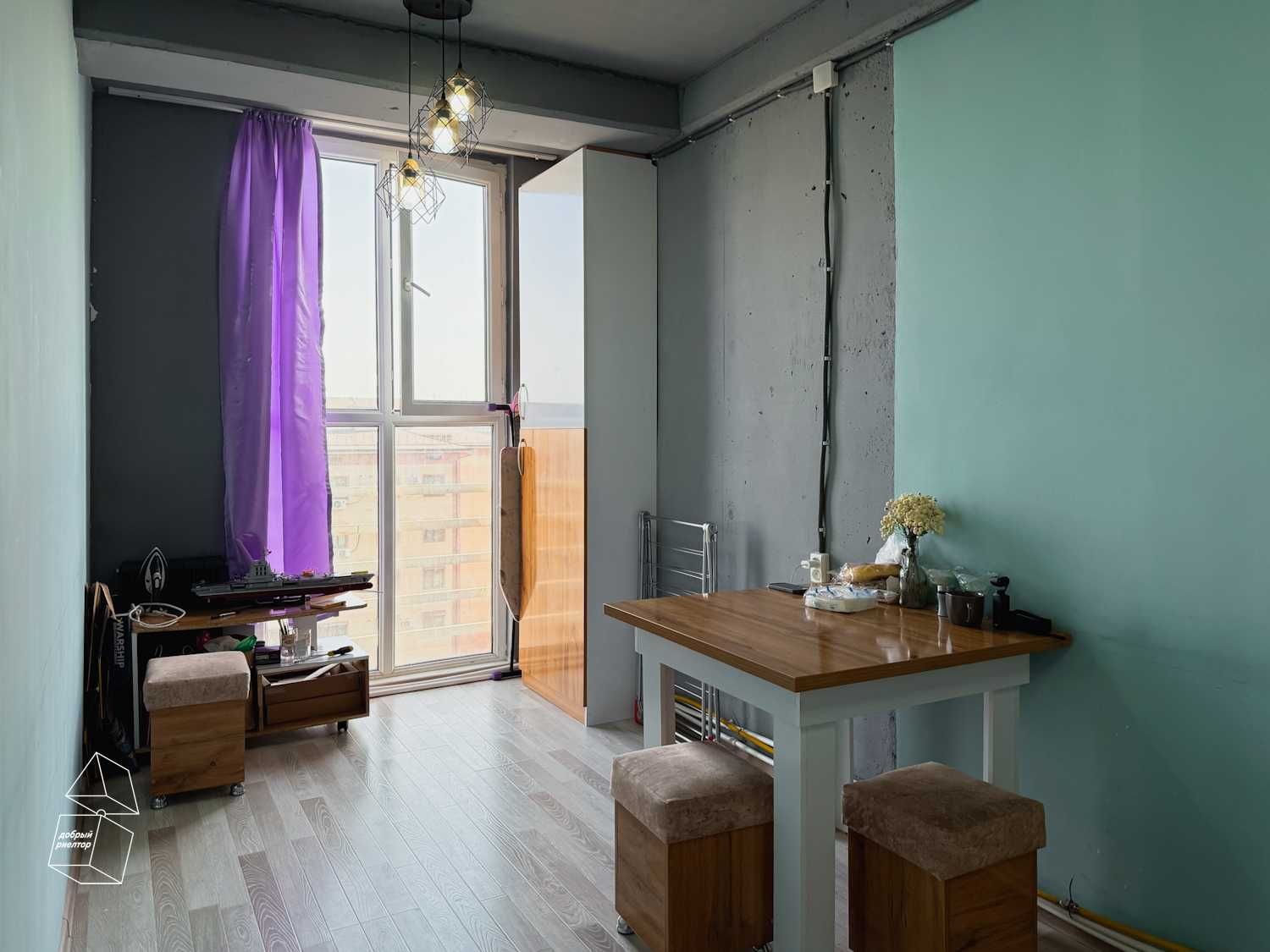 (Добрый) Махтумкули, 40 м², 1/9/9, Крафтовая квартира