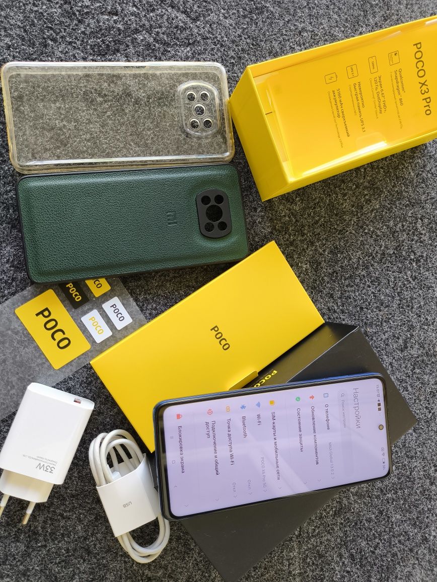 Poco X3 Pro 8/256 в хорошем состоянии, в полном комплекте все оригинал