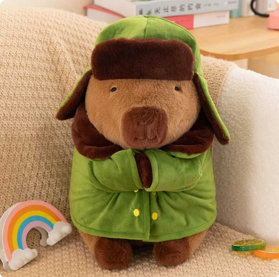 Плюшена Капибара с Костенурка, Плюшена играчка Капибара с раница