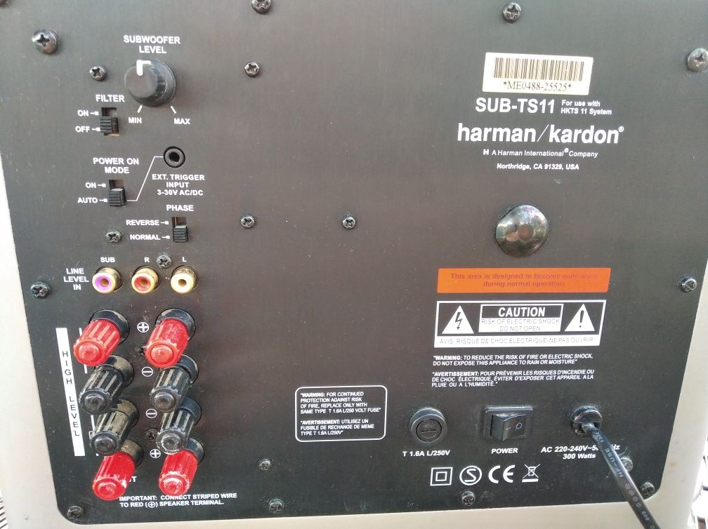 Harman Cardon Ts11 Subbofer