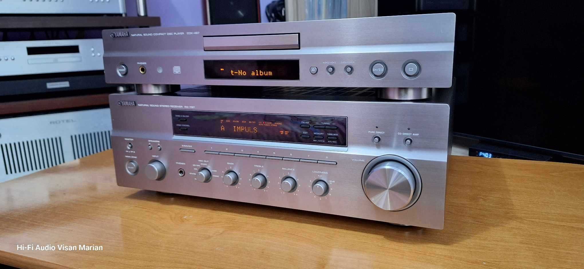 Amplituner Yamaha RX-797+CD Yamaha CDX-497 Cu Telecomanda