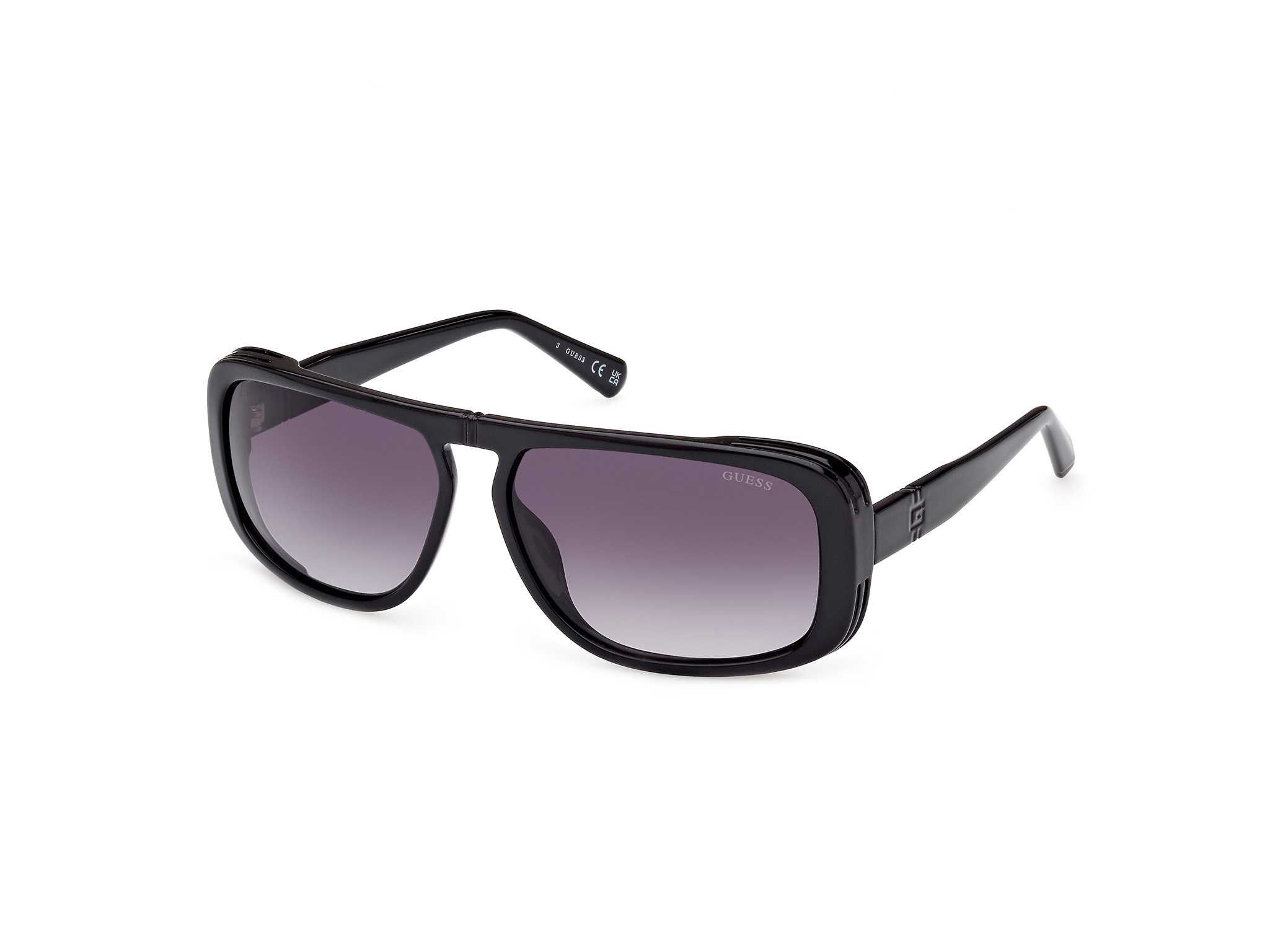 GUESS – Мъжки слънчеви очила "BLACK RECTANGLE" нови с кутия