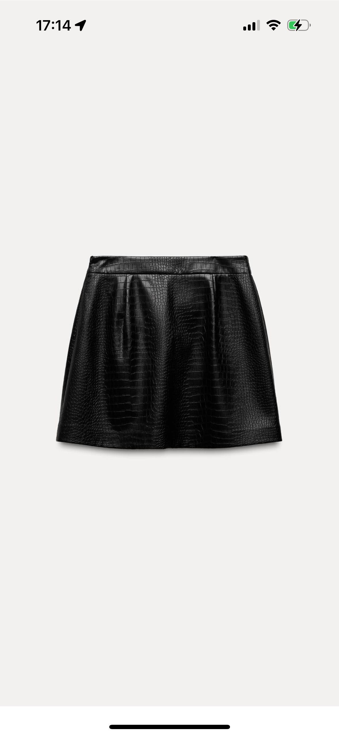 ZARA кожена пола нова