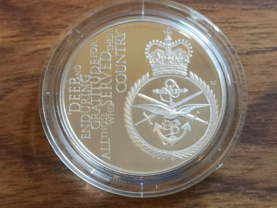 Moneda argint 2012 silver proof £5 Five Pounds coin 28.3g