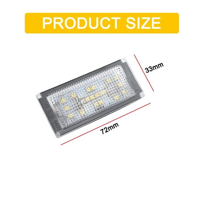 Плафони LED №5065-4 за регистрационен номер BMW E65/E66 730i 735i 740i