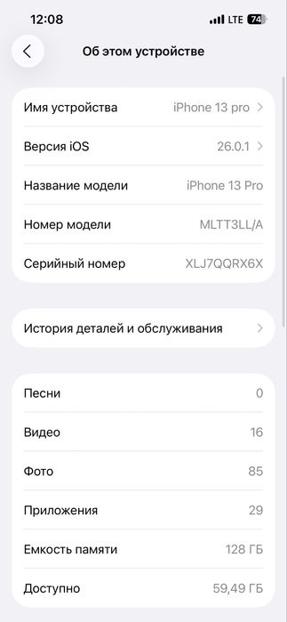 iPhone 13 pro LL/A