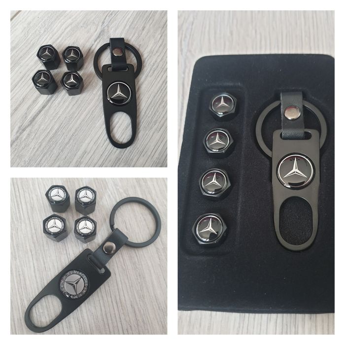 Set-Capacele-Valva-Ventil+Breloc-Mercedes-C220-E220-CLS-C-E-S-Class-ML