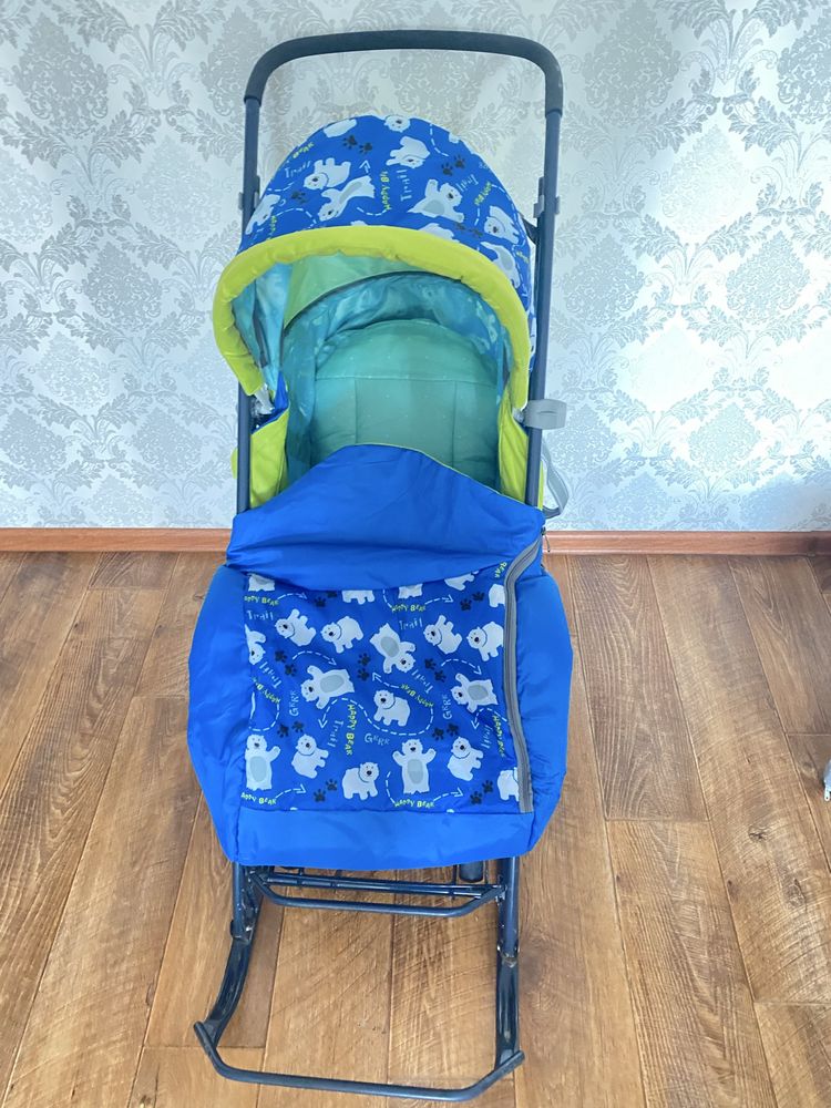 Продам санки коляску