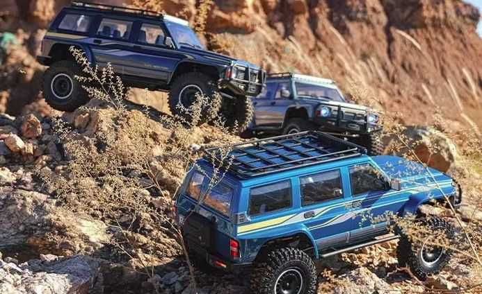 Crawler Nissan Patrol YK4107 1:10, Тъмно син