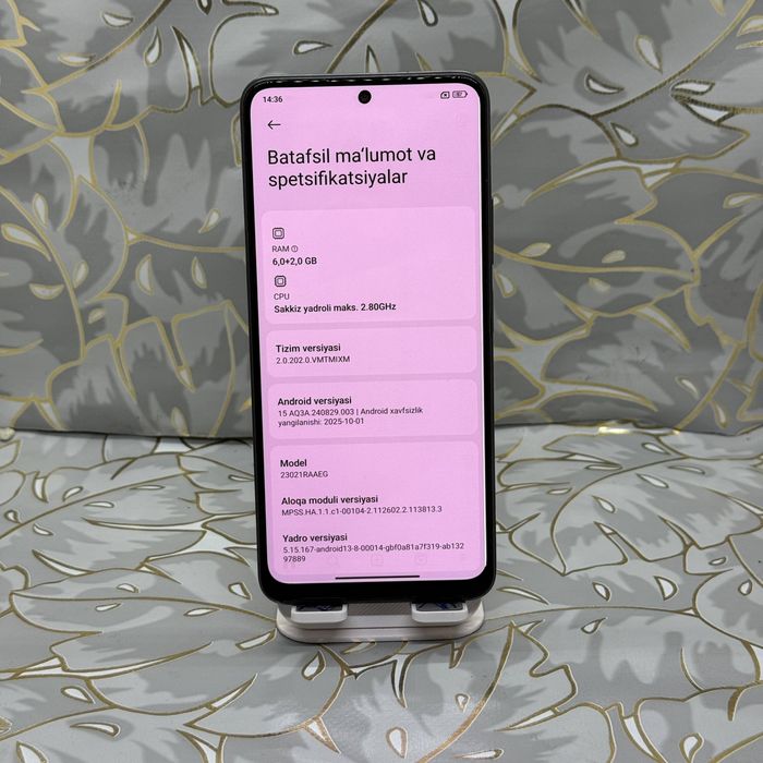 Redmi note 12 sotiladi dastavka bor