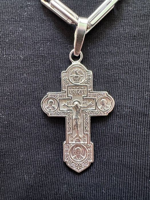 Мужской серебряный трос