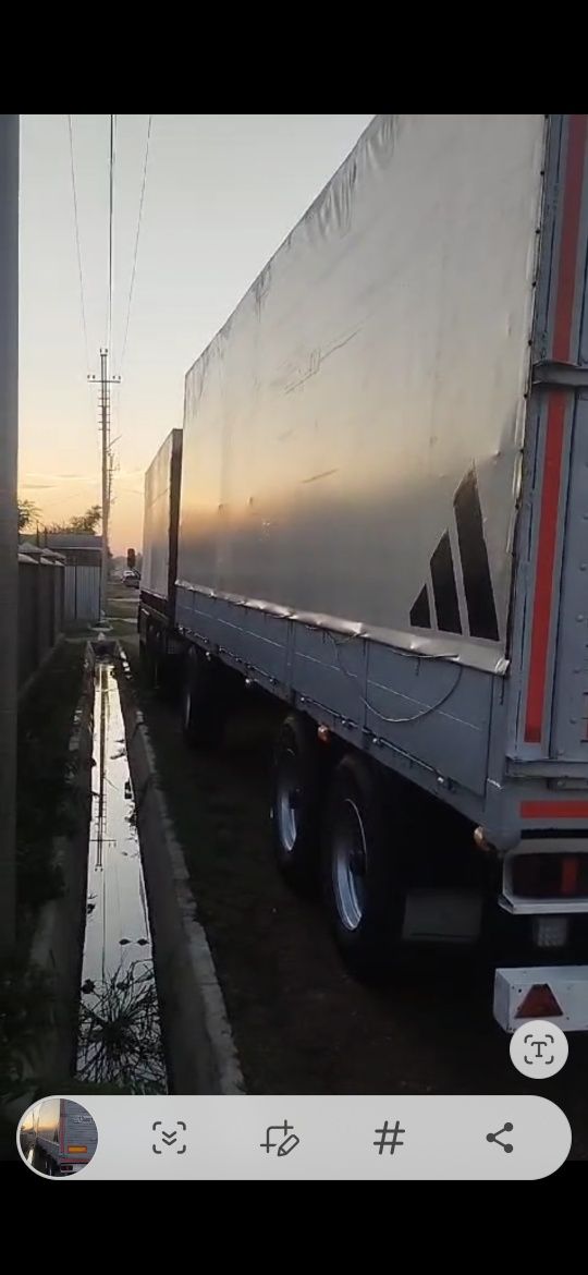 Прицеп сатылады, жағдай дың.дайын сүйреп беретін