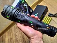 Lanternă COBA CB-G400Y cu LED Tip Laser Alb, Ultra Luminoasă 300W