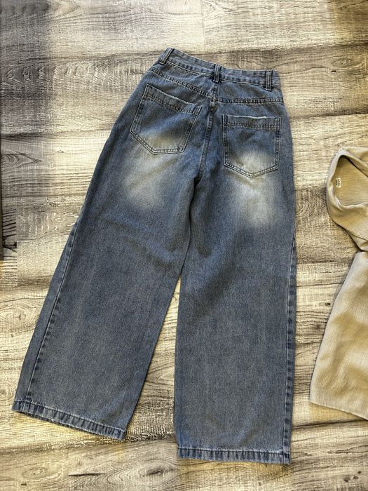 Лот дънки с широк крачол и риза