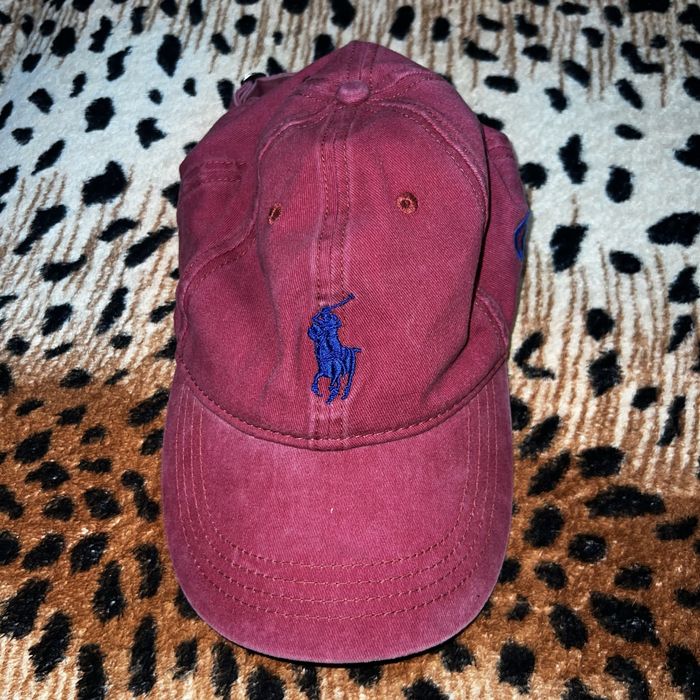 Polo Ralph Lauren Adjustable Strap Back Embroidered Baseball Cap Pink