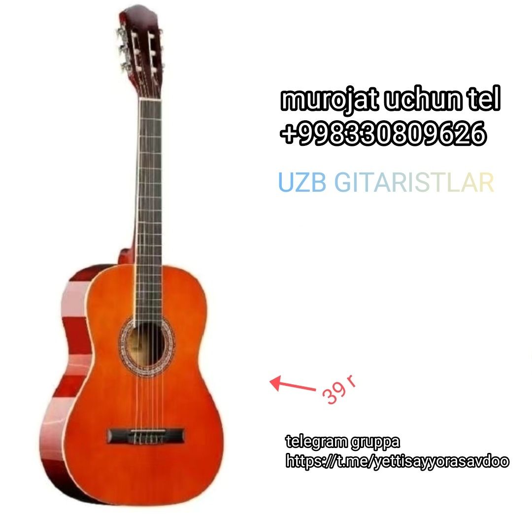 Akustik gitara sotiladi sifati a'lo