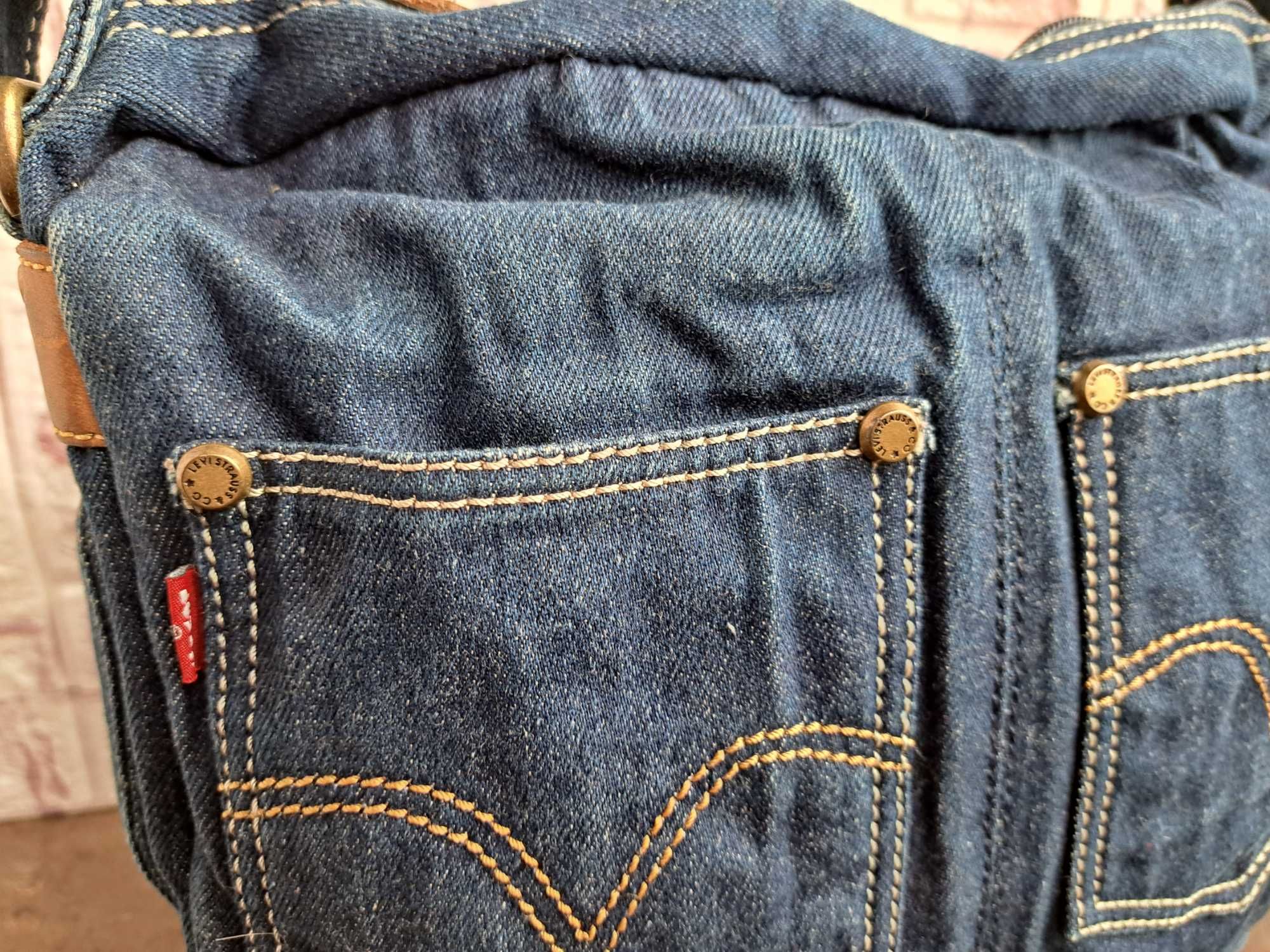 мъжка дънкова чанта,текстилна торба,Levi's