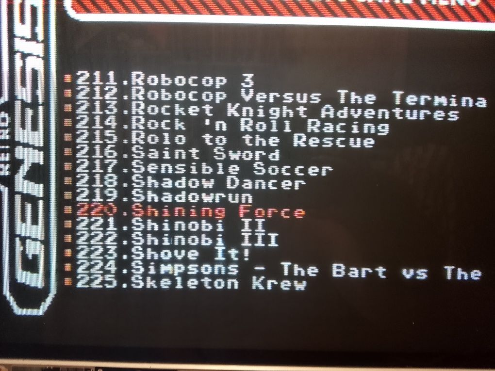 Sega retro genesis