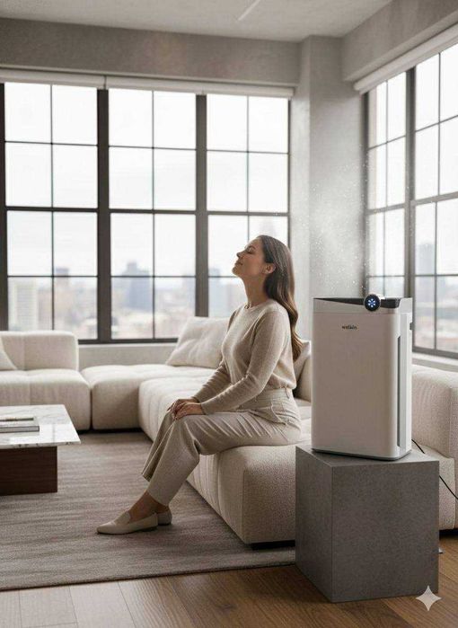 Очиститель+ Увлажнитель воздуха Welkin К-08E на 60 м2/ Доставка