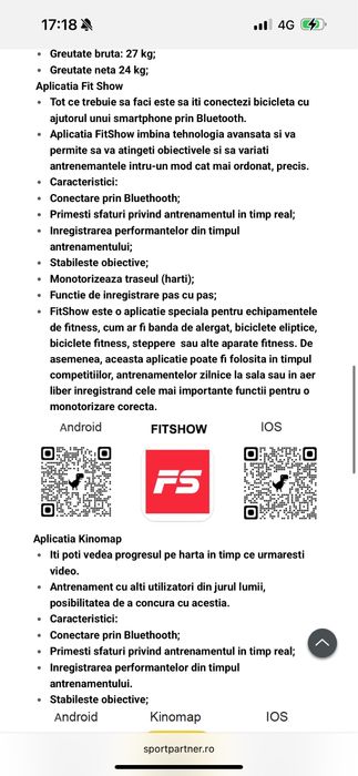 Bicicleta fitness magnetica recumbent Lotto Comodo 200