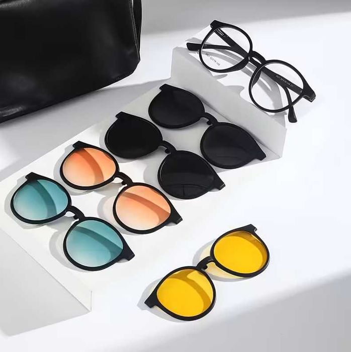 Rama ochelari cu lentile magnetice, tip Clip-on, Polarized,
