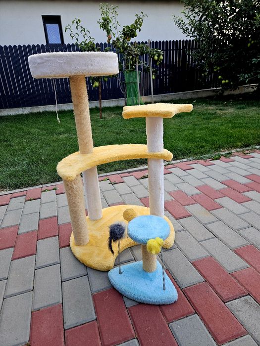 Ansamblu de joaca pisici. Cel Mare + Cel mic gratis. Sisal
