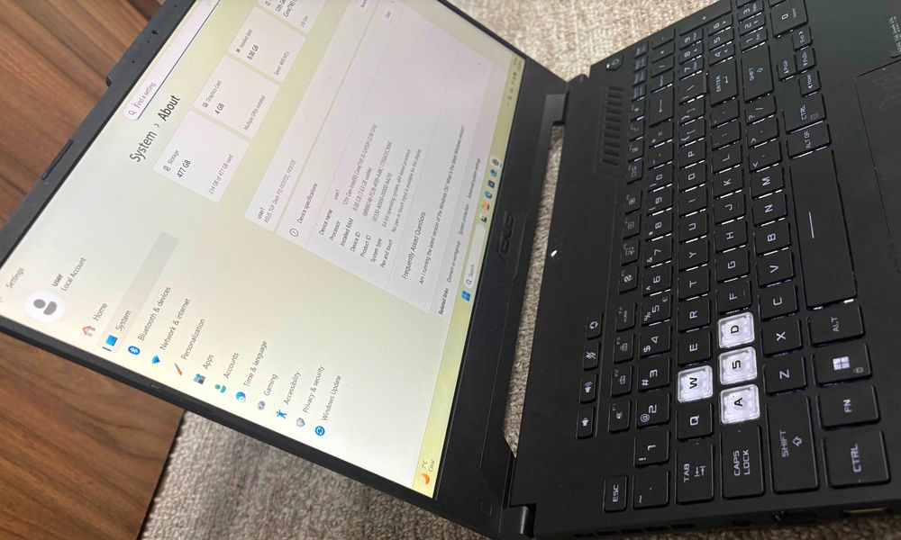 Laptop gaming asus tuf dash f15