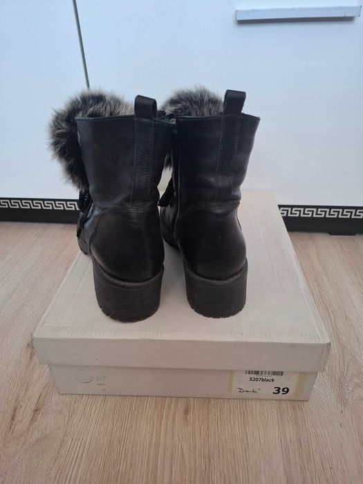 Боти естествена кожа Bianki