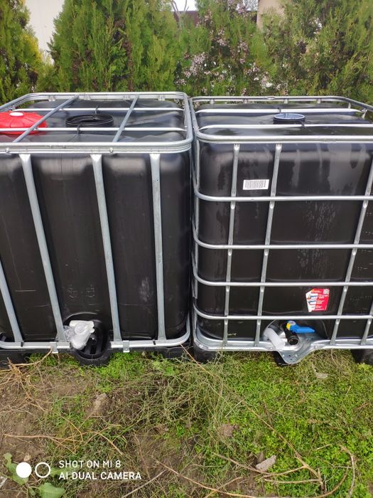 Rezervorare negre,albe 1000 l /600 l curate igienizate corbu cta trans