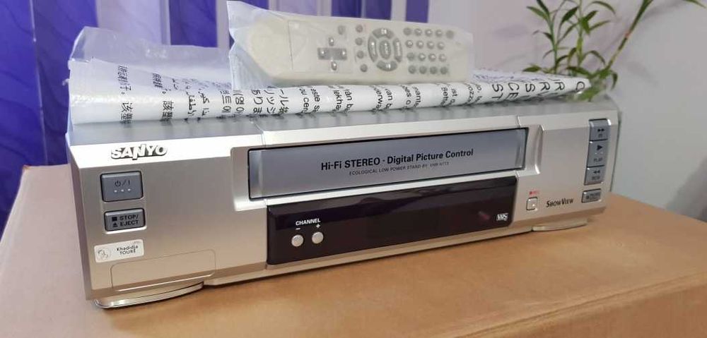 Video SANYO recorder stereo 6 capete NOU
