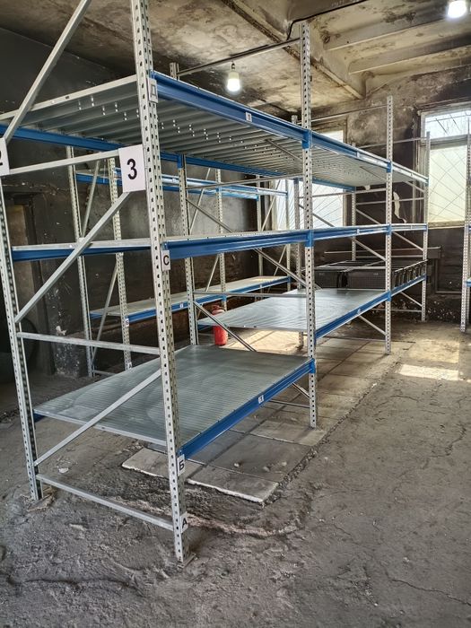 Стеллаж металлический разворный для склада.читайте описание