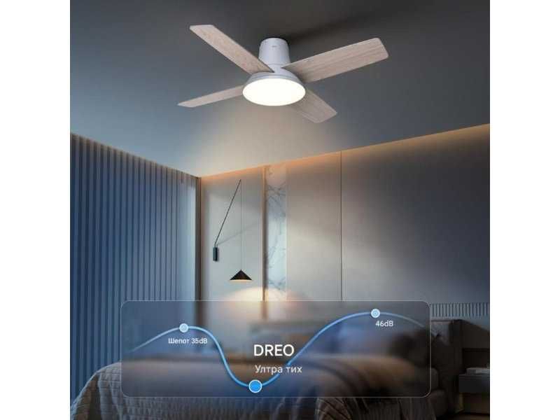 Таванен Вентилатор  с 6 Скорости и LED Осветление Dreo DR-HCF003
